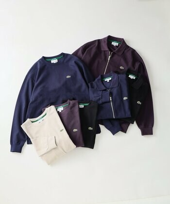 LACOSTE｜JOURNAL STANDARD relume　ミラノリブ素材を使用した別注新作2型が9月下旬リリース