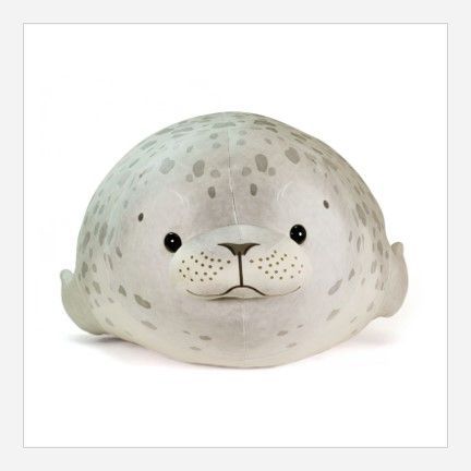 【超巨大サイズ】ゴマフアザラシぬいぐるみ　即完売品 でっか…】実寸大！？特大のゴマフアザラシぬいぐるみにSNS騒然