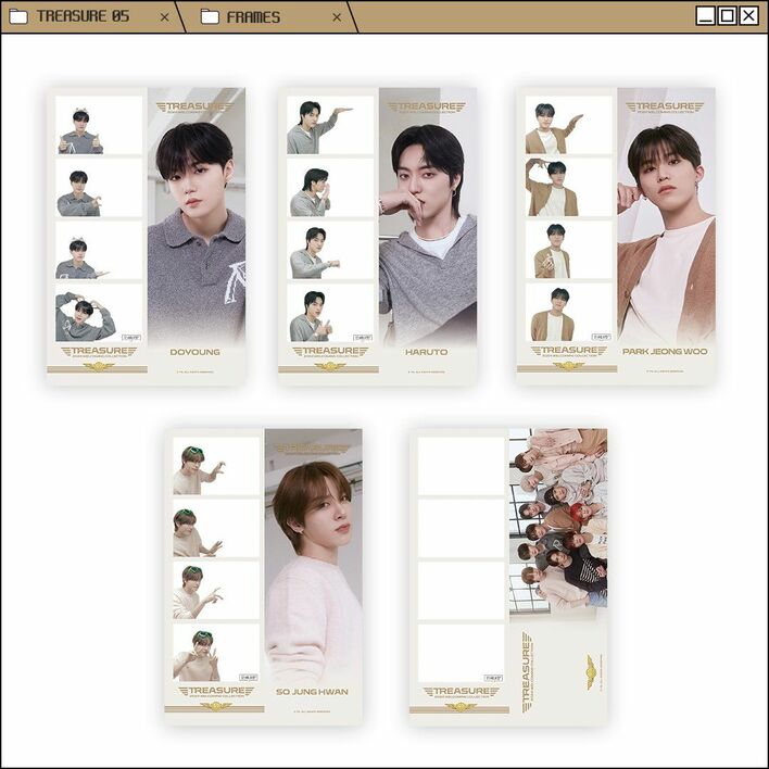 SEVENTEEN・TREASURE・BOYNEXTDOORのコラボフレームが韓国式