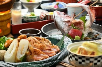 【1日10組限定】創業185年の老舗旅館で味わう、冬の美食旅。全国の厳選食材と福島のブランド食材が共演する『うまいもの巡りプラン』を1/7より販売開始