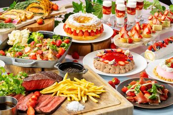 【コートヤード・バイ・マリオット福井】旬の苺と春の味覚を楽しむ「スプリングストロベリーランチビュッフェ」