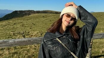 中町綾 デニムのセットアップから美ウエストがチラリ！アクティブな“登山部界隈”コーデに「入部希望」