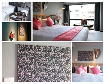 【メルキュール京都ステーション】京都発祥〈友禅和紙〉と美しい桜モチーフのコラボレーションが送る「コンセプトルーム（桜×和紙）」が3月1日より登場