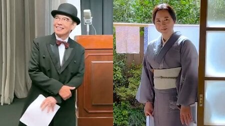 メガネに注目？爆笑をさらう生瀬勝久＆上品な着物姿の和久井映見に「おしとやか！かわいい」「待ってました！」の声『波うららかに、めおと日和』