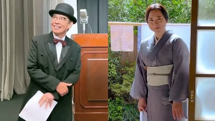 メガネに注目？爆笑をさらう生瀬勝久＆上品な着物姿の和久井映見に「おしとやか！かわいい」「待ってました！」の声『波うららかに、めおと日和』