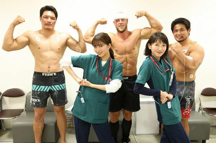 シビサイ頌真らRIZINファイター3人が月9初出演！岡崎紗絵演じる医師を“ナンパ”も