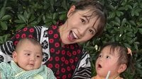 西野未姫 “手作り甚平”着た生後3ヵ月長男&1歳長女のお祭りショット公開！細部まで可愛らしい仕上がりに「ばぁばの手作り良いね！」