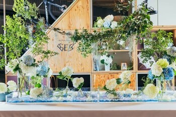 【BEB5土浦】雨の日でも24時間“お花見”気分。「いばらきフラワーパーク」監修の色鮮やかな空間で紫陽花に浸る「紫陽花ブルーミング」初開催