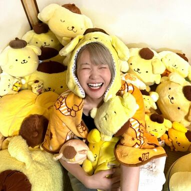 希少 レア ポムポムプリン ハラミちゃん マスコット サンリオ 限定品