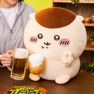 「ちいかわ」くりまんじゅうだらけのオンラインくじが登場！ビール片手の超BIGぬいぐるみなど全11種