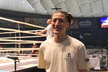 【RIZIN.28直前レポ】「眼福♡男子」登場の井上直樹、またまた笑顔で「あとはやるだけです！」