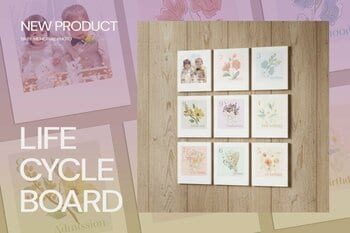 写真は「撮って終わり」じゃない。家族の未来を自由に描く、一生涯のフォトパートナー『LIFE CYCLE BOARD』誕生。