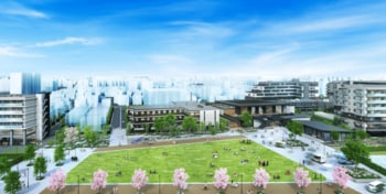 不動産開発企業 6 社による文教のまちづくり「東京大学西千葉キャンパス跡地利用事業」多世代居住の大規模複合開発街区「千葉 学美の杜」　公民学連携 約12,000平方メートル の「西千葉キャンパスパーク」