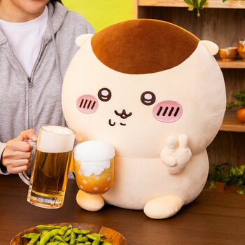 「ちいかわ」くりまんじゅうだらけのオンラインくじが登場！ビール片手の超BIGぬいぐるみなど全11種