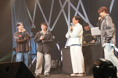 INI池﨑理人＆田島将吾＆西洸人“ドス鯉倶楽部”がKEN THE 390と