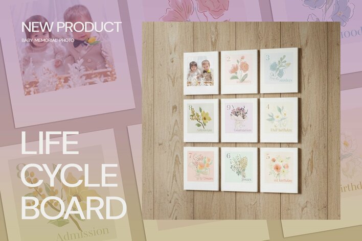 写真は「撮って終わり」じゃない。家族の未来を自由に描く、一生涯のフォトパートナー『LIFE CYCLE BOARD』誕生。