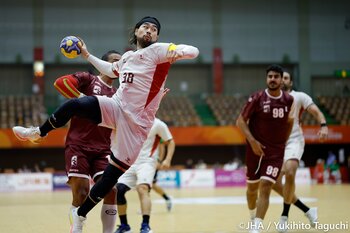 ハンドボール男子日本代表・水町孝太郎選手　国際試合通算50試合出場を達成
