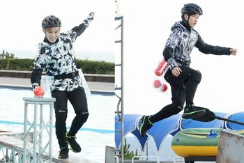 『オチルナ！』に挑んだJO1の2人！「ダンスとは全然違う」（川西）、「水に落ちたくない一心で」（金城）