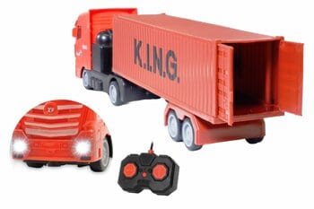 大型輸送はおまかせ！開閉も可能なリアル造形「コンテナトラック」を自由に操作！