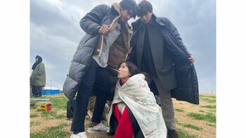 山田裕貴＆白洲迅 に「雨ちゃんを守る2人の執事みたい！」の声『君が心をくれたから』オフショット