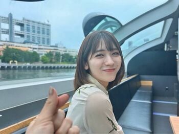 人気アイドルとまるでデート気分！超ときめき♡宣伝部・小泉遥香 お台場で人生初の水上バスに涼しげワンピース姿を披露