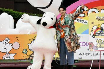ディーン・フジオカ、スヌーピー愛炸裂「ここにたどり着くのに3年かかりました」
