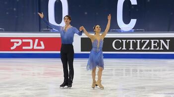 『世界フィギュアスケート選手権2021』小松原美里＆小松原尊組アイスダンス フリーダンスノーカット映像公開！