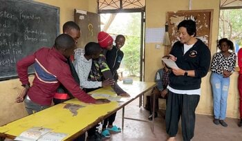 卒業直前の3年生へ、1年間の「世界とつながる学び」をフィードバック、オイスカ浜松国際高校で講演会を実施