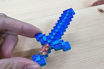【新特典・マイクラの剣プレゼント！】3Dプリンターで作った「自分色に塗れる剣」が登場！9/22・23武蔵小金井で開催のマイクラ×元素イベント