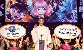 市川團十郎、USJ初登場のアトラクションに大興奮「アーニャが出てきた!子ども達とやりたい!」