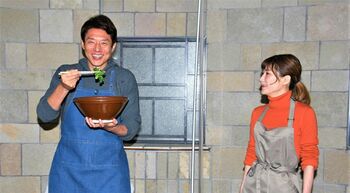 松岡修造が2分半の戦いに初勝利！？「プチヴェール」を使ったレシピでノーカット万才！