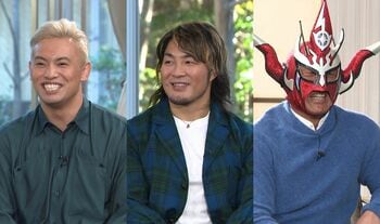 棚橋＆オカダ＆ライガーが漫談！？「じゃあ、俺の名前出すなよ（笑）」