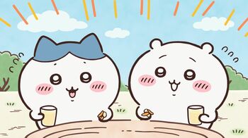 アニメ『ちいかわ』　第241話「柿の種わさび」