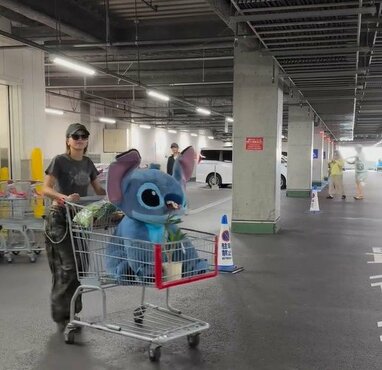 コストコ ディズニー スティッチ 超特大 80cm ぬいぐるみ