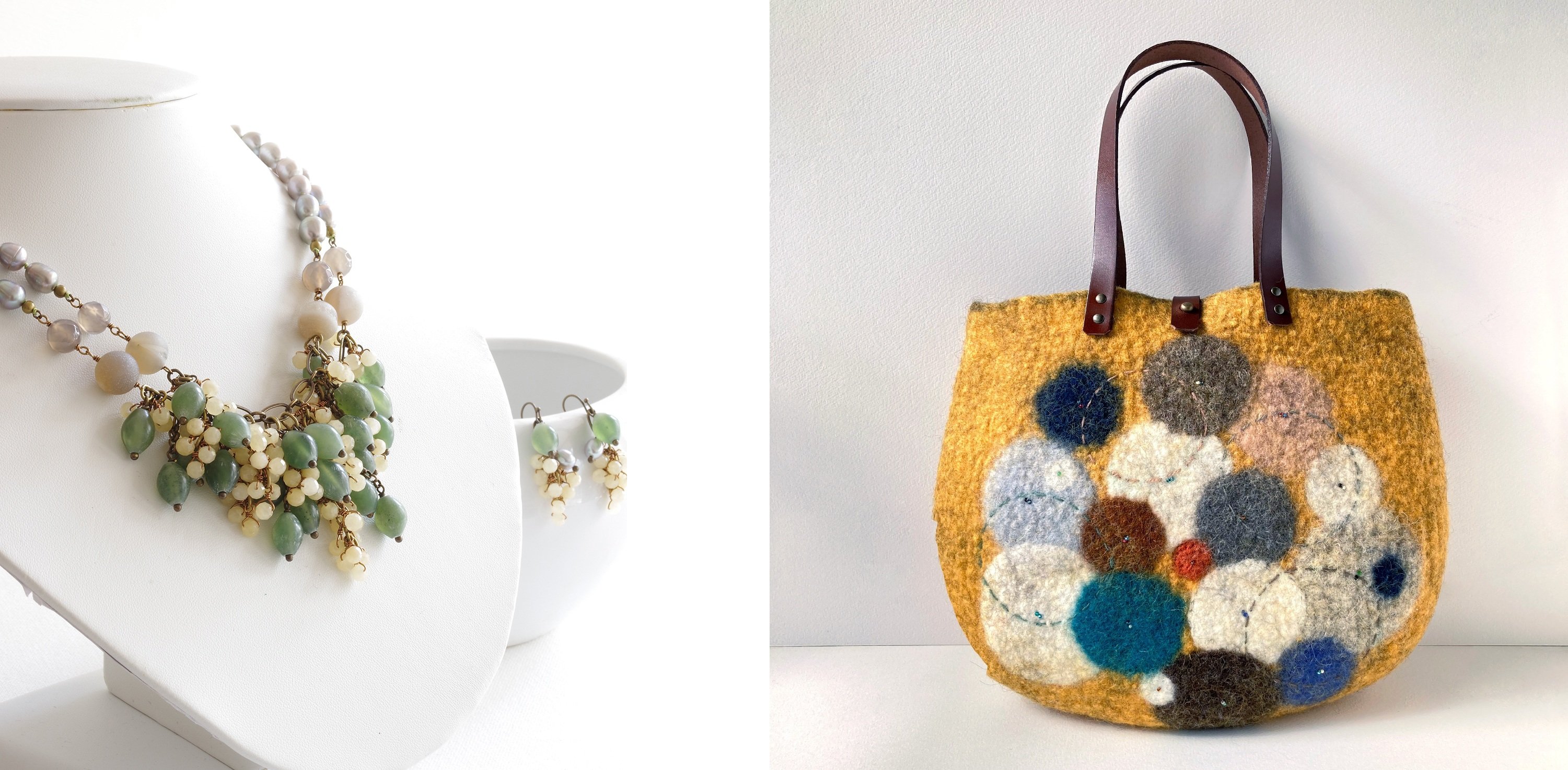 繊細と個性が出会う ― 大丸京都店4階＜暦ごよみ＞で『クラフト作家2人