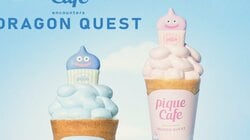 ジェラート ピケ カフェがドラクエと初コラボ！“スライムが浮かぶ”もこもこ天空クレープや見た目が愛らしいサンデーが登場