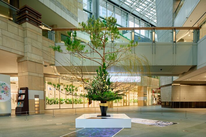 2026年新春を飾るいけばなと写真のインスタレーションアート体験を六本木ヒルズで！2026年1月７日(水) 23時まで