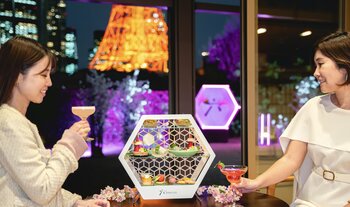 期間限定｜東京タワーを臨む庭園が桜色に。おみくじで決まるカクテルやハイティーも登場「The TOWER BAR -Spring-」開催【ザ・プリンス パークタワー東京】