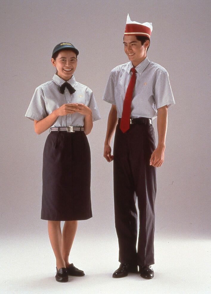 マクドナルド　ユニフォーム　美品　スカート・バイザー マクドナルド ユニフォーム 美品 スカート・バイザー