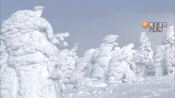 冬のシンボル"蔵王の樹氷" 2月が見ごろ
