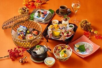 【ホテルグランヴィア大阪】いも・くり・なんきんが勢揃い！秋限定の和風アフタヌーンティー「和のスイーツ八寸～秋の味覚狩り～」を販売