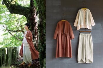 【地域資源をファッションに】島根県・石見銀山の“山桜”で染め上げた「里山パレット」。里山の植物を使ったものづくりで、春色を楽しむ新作コレクションを発売。