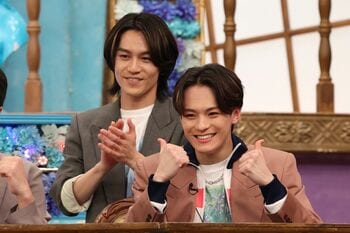 松田元太＆松倉海斗が『今夜はナゾトレ』初参戦で躍動！？上田晋也から「ごめん、初対面だけど…おバカだよね（笑）？」