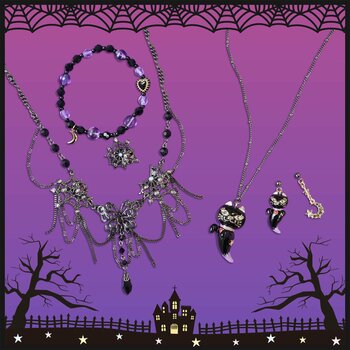 【ANNA SUI】ハロウィンの夜を彩る新作コレクション　　　　　　ダークロマンティックな蜘蛛の巣や愛らしいおばけ猫が登場