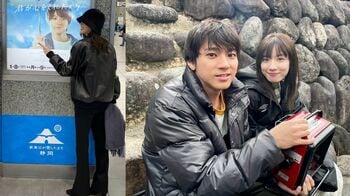 永野芽郁のオールブラック私服姿にファン大興奮！山田裕貴との仲良しオフショットも『君が心をくれたから』