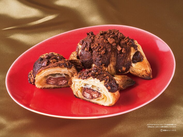 チョコ好き必見！サンマルクカフェとキットカットが初コラボ！“Wサクッサク食感”が楽しめるチョコクロなど豪華ラインナップ