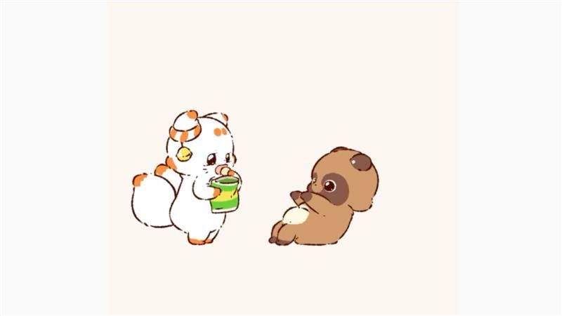 ぽnきちがてnこの誘惑に負けちゃう!?ずっと見守っていたくなる『二尾の小狐てnこ』動画公開 | めざましmedia | “好き”でつながる