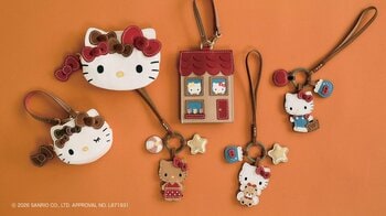 genten×ハローキティ初コラボレーション。ハローキティが大人の革小物に