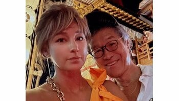 梅宮アンナ 父・辰夫さんに結婚のあいさつ “出会って10日婚”の夫とゆっくり手を合わせて報告「うれしかった」