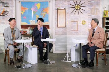 かまいたちとの初タッグで“うっぷん”トーク！池上彰「私もあえて“ブラック池上”になりました」